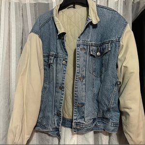 Vintage Quilted Old Navy Two Tone Denim Jacket